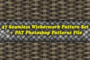 47 Seamless Wickerwork Pattern Set, a Palette Add-On by Kseniya-Omega (Thumbnail 1 of 7)