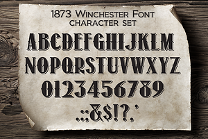 1873 Winchester Font