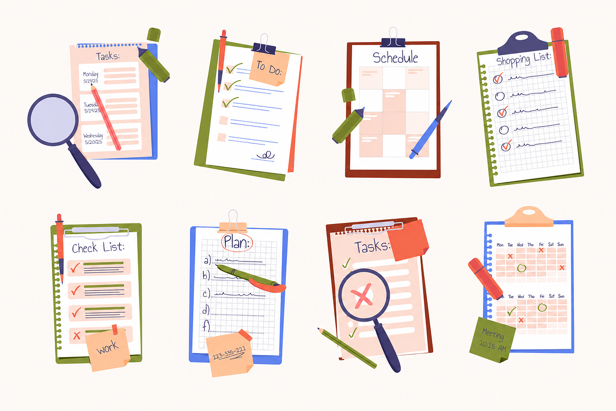 School Stationery Illustrations, an Education Illustration by Anna Studio (Photo 10 of 11)