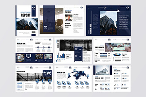 Biru - Annual Report Template