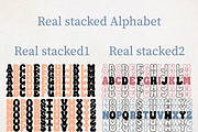 Spilt Stacked - Wave Bundle, a Serif Font by MaxArt Foundry (Thumbnail 7 of 13)