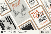 Winter Forest | Poster Builder, an Object Graphic by KetteCreate (Thumbnail 1 of 15)