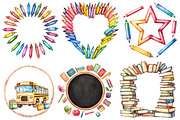 Back to School Frames Clipart, an Illustration by Designworld (Thumbnail 2 of 5)