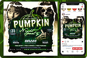 Halloween Event Flyer, a Flyer Template by regalDRAW (Thumbnail 1 of 3)