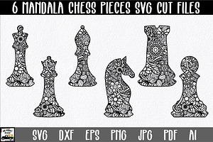 Mandala Chess Pieces Bundle