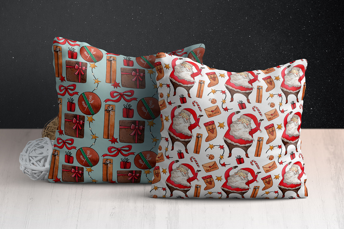 Santa big Christmas set, a Decorative Illustration by Ekaterina Goncharova (Photo 11 of 13)