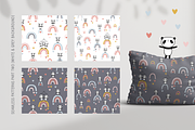Cute pandas & rainbows collection, an Animal Illustration by Tkoko vectors & patterns (Thumbnail 7 of 11)
