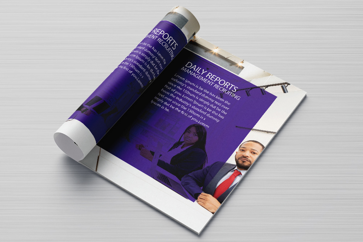 Business Annual Report 16 Pages, a Brochure Template by Psd Templates (Photo 5 of 9)