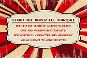 Circus Marquee - Bold Retro Typeface, a Sans Serif Font by Mr.Typeman (Thumbnail 9 of 9)