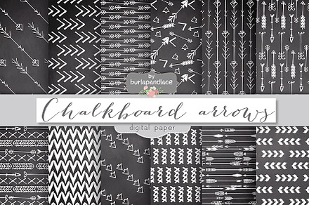 Arrows digital paper preview 2