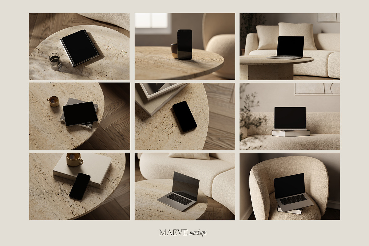 16 MacBook, iPhone, iPad Mockups, an iPhone Mockup by Moyo Studio (Photo 9 of 10)