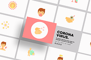 Coronavirus | 16 Flat Icons Set, an Icon by Alex Blogoodf (Thumbnail 11 of 12)