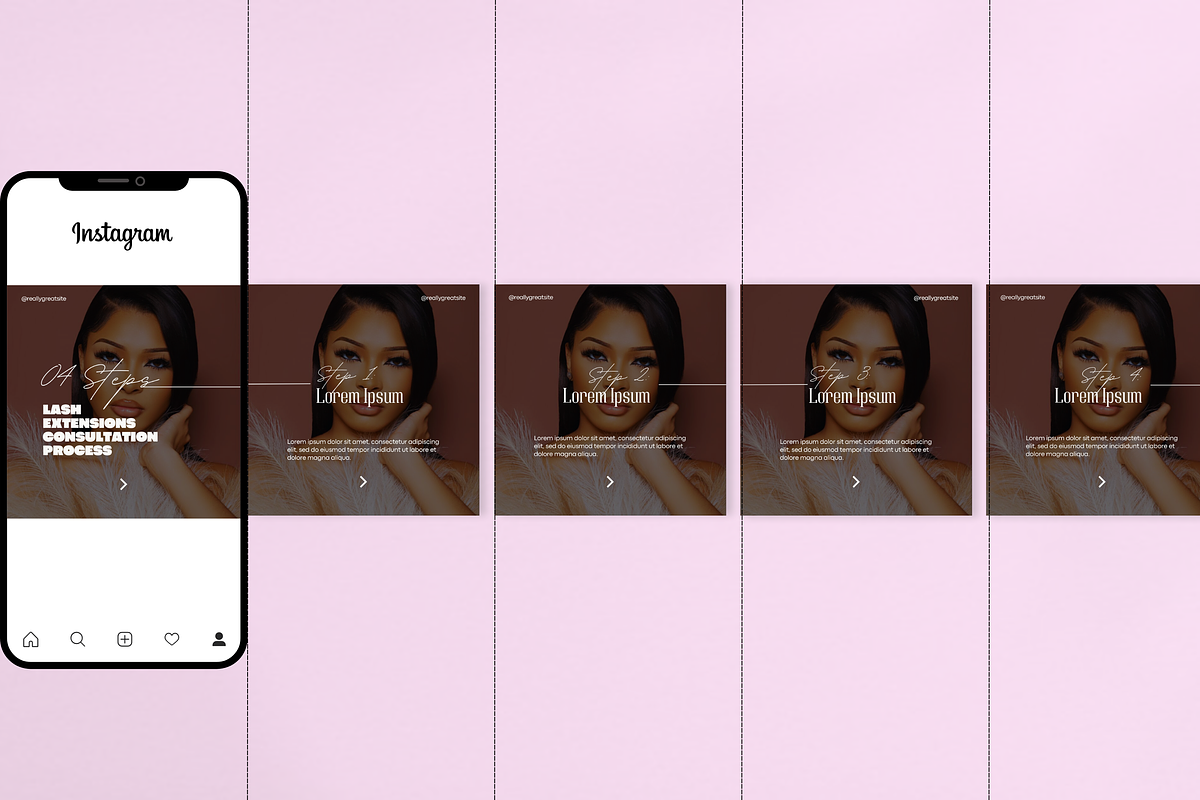 Lash Technician Instagram Template, a Social Media Template by My Template Studio (Photo 17 of 21)