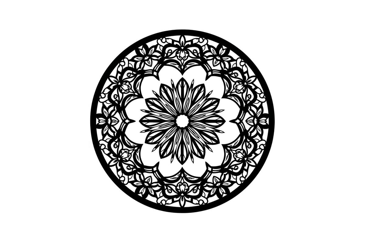 Mandala Circle Ornament Vector Bundl, an Illustration by Gaye Art (Photo 32 of 51)