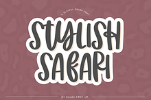 STYLISH SAFARI Brush Font
