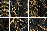 Black Gold Marble Seamless Textures, a Texture Graphic by BrushstrokeArtGB (Thumbnail 11 of 12)