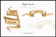 Hairdresser Collection, a Decorative Illustration by CrystalinaShop (Thumbnail 6 of 9)