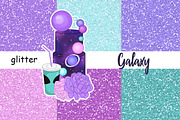 Galaxy Glitter, a Texture Graphic by GlamArtZhanna (Thumbnail 3 of 3)
