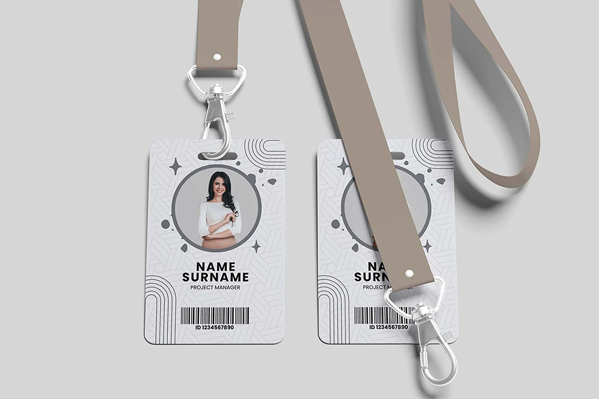 Id Card Mockup, an Advertising Mockup by Se٧enStudio (Photo 2 of 3)