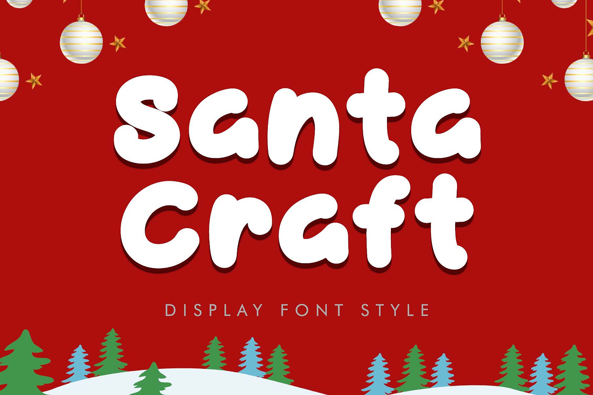 Santa Craft, a Handwritten Font by Yoga Letter (Photo 1 of 5)
