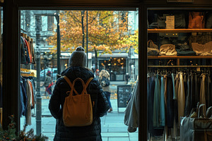 Women enjoy shopping for stylish, a Photo by Pavel_design