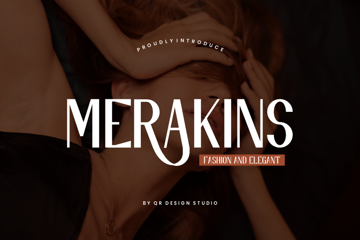 Merakins - Fashion & Elegant Font, a Sans Serif Font by QR Design Studio (Photo 1 of 7)