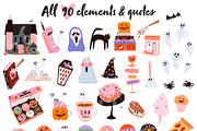 Cute Spooky Halloween Clipart Bundle, an Object Graphic by Ruslana Lubenets (Thumbnail 10 of 21)
