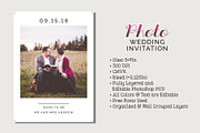 Photo Wedding Invitation, an Invitation Template by Cyrah's Collection (Thumbnail 1 of 4)