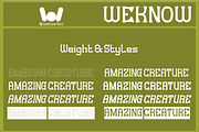 Amazing Creature font, a Font by weknow (Thumbnail 6 of 8)