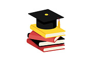 Graduation Books Clipart Set, an Object Graphic by Designs_River (Thumbnail 6 of 16)