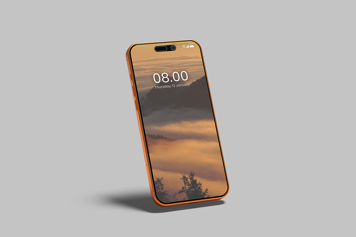 iPhone 17 Pro Max Mockup - 10 Scenes, an iPhone Mockup by Graphiculon (Photo 3 of 11)