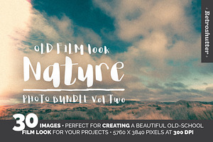 Old Film-Look Nature Images Vol Two, a Templates & Theme by Retroshutter
