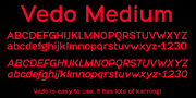 Vedo, a Sans Serif Font by Wiescher-Design (Thumbnail 4 of 8)