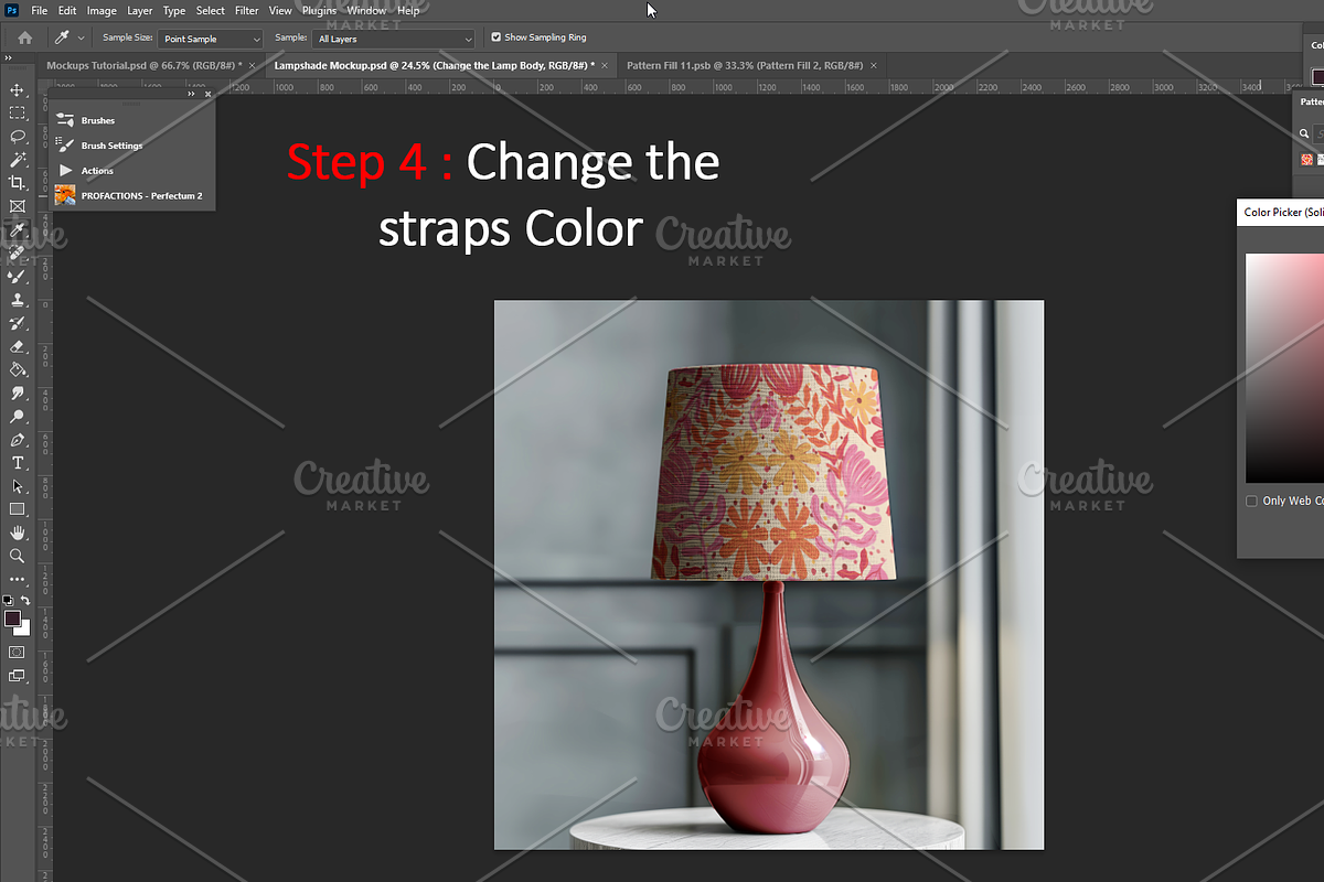 Lampshade Mockup, a Product Mockup by Nora Gad (Photo 15 of 16)