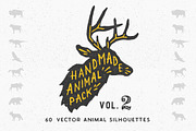 Handmade Animal Silhouette Pack 2, a Graphic by Woodcrest Design Co. (Thumbnail 1 of 4)