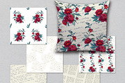 Dark red peonies, an Illustration by Vasmila (Thumbnail 9 of 10)