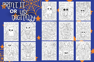 Halloween Coloring Book