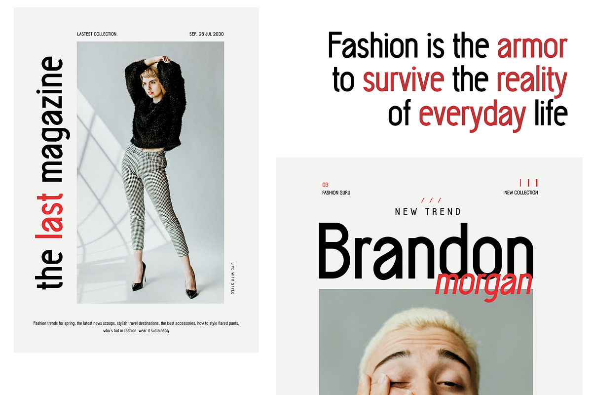 Progelud - Sans serif fonts, a Sans Serif Font by BearyType Studio (Photo 4 of 9)