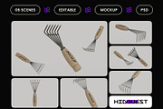Coated Wooden Hand Fork Mockup, a Household Mockup by hiddemaru (Thumbnail 2 of 4)
