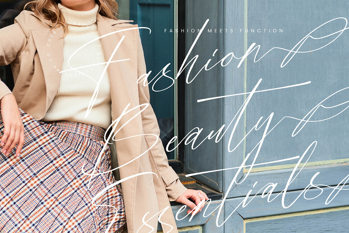 Shillueta Fantture Modern Signature, a Script Font by stylishtype.co (Photo 12 of 20)