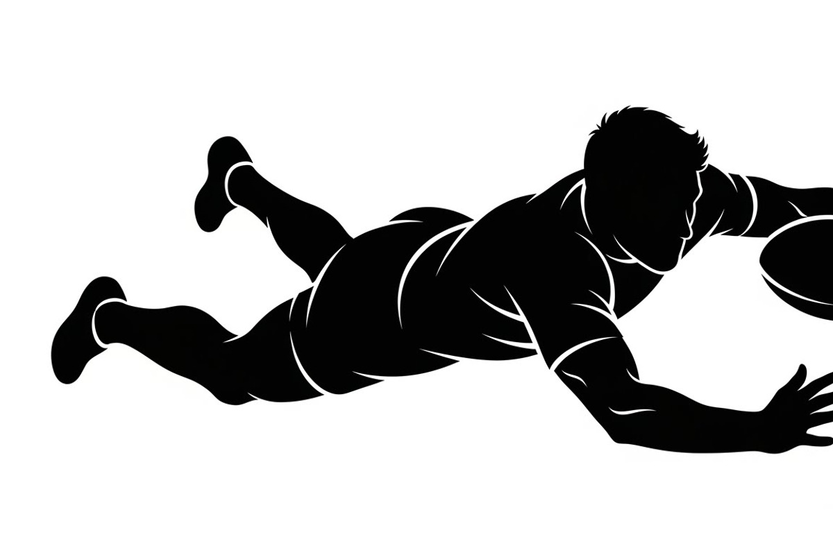 Rugby Player Silhouette Pack, an Illustration by Amazin_art (Photo 18 of 31)