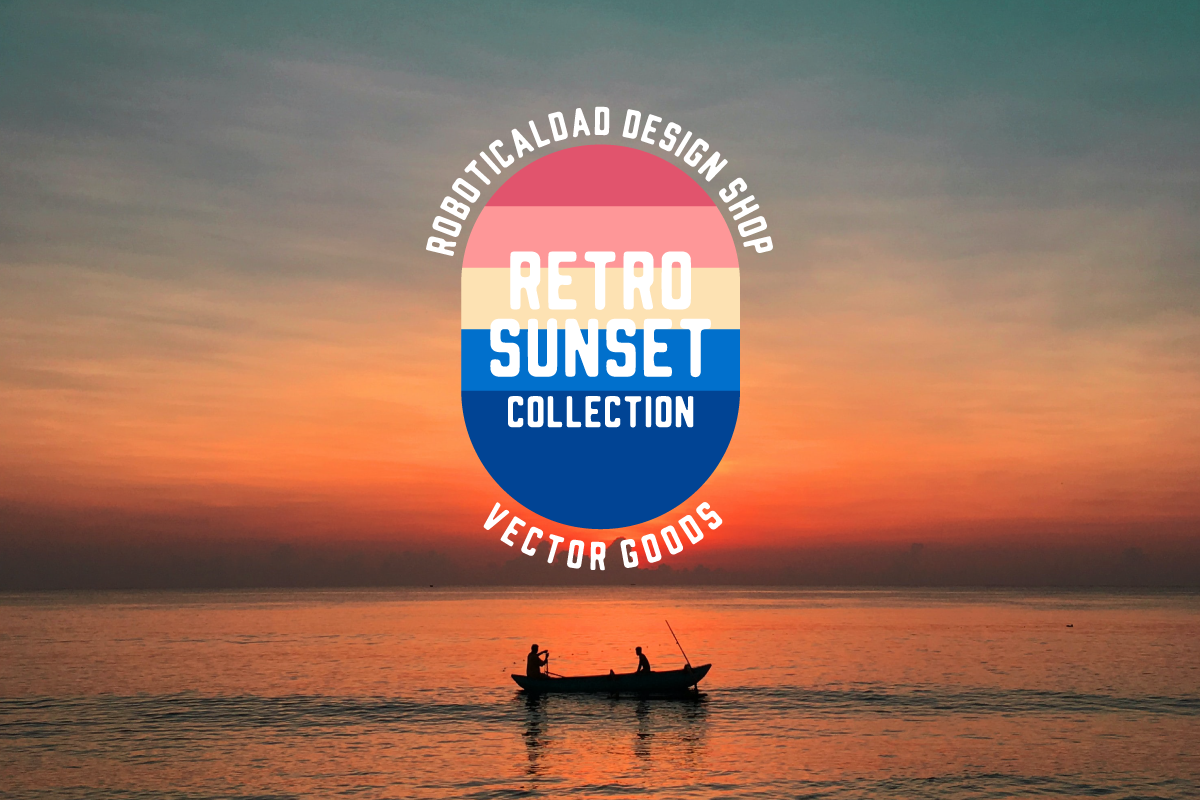 Retro Sunset Badge/Logo Collection, an Icon by Kuya Carthy Art + Design (Photo 3 of 4)