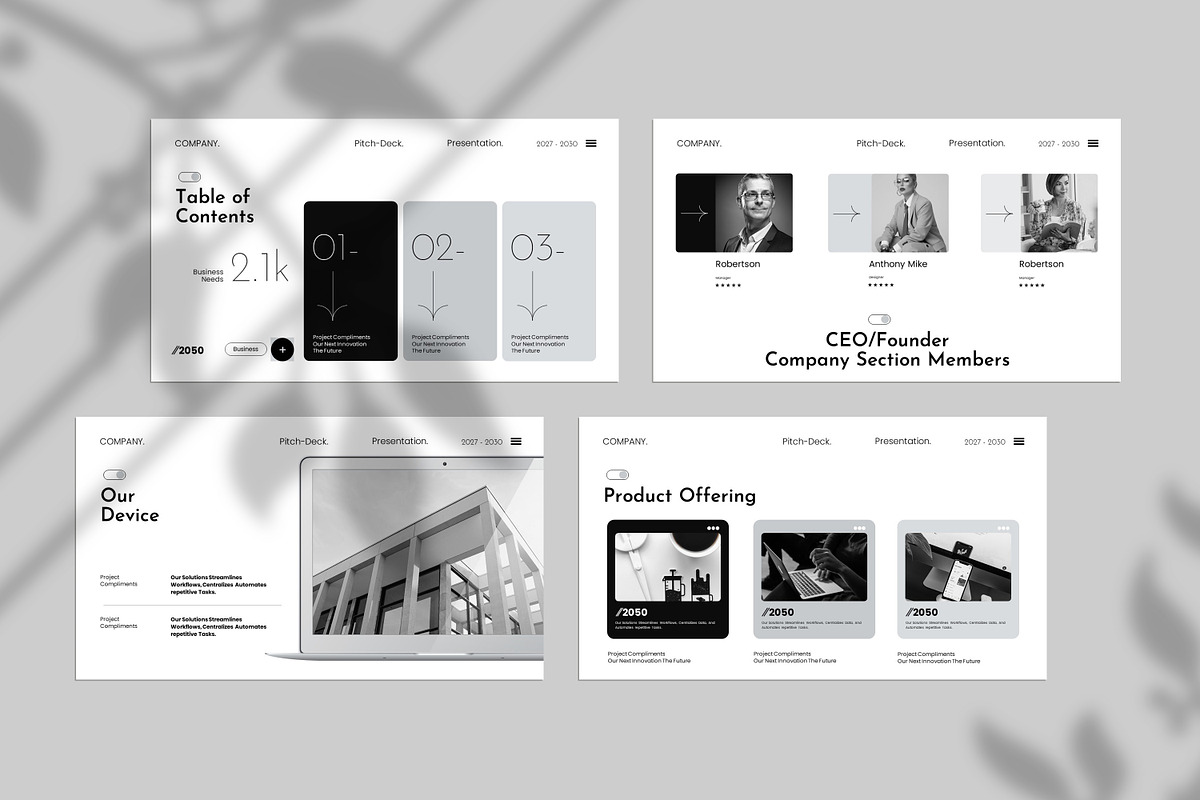 Annual Report Presentation Template, a Presentation Template by Creative-Work (Photo 4 of 9)