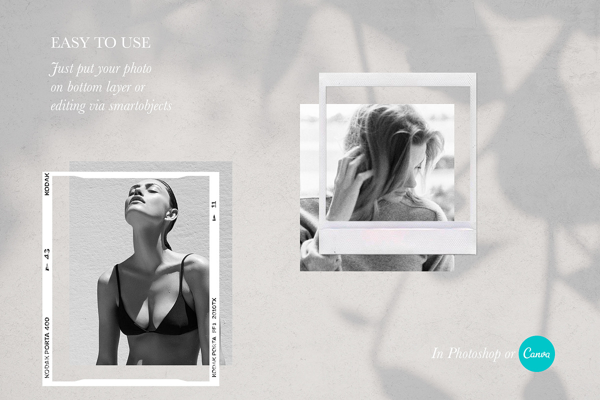 100 Film Frames & Instant Templates, a Social Media Template by The Muza (Photo 6 of 15)