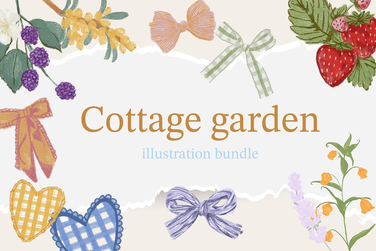 Cottage garden clipart, an Object Graphic by MayBay Studio (Photo 1 of 6)