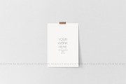 Mockup A4 Customizable Background, a Graphic by HALFTOUNE (Thumbnail 4 of 4)