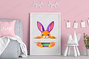 Faux Yarn Bunny Easter Bunny PNG, an Illustration by Dream Creation (Thumbnail 4 of 6)