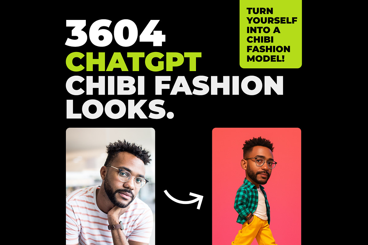 3604 ChatGPT Chibi Fashion Styles, a Person Illustration by Sevenstyles (Photo 1 of 6)