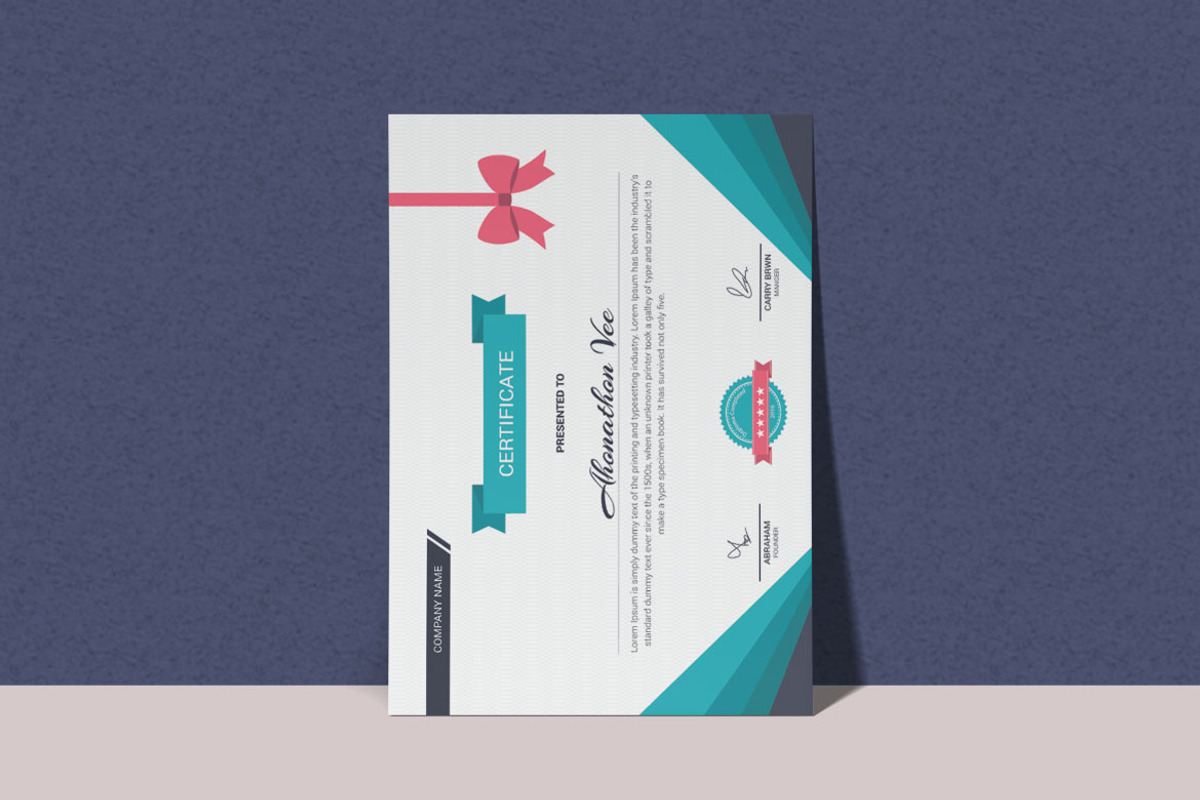Employee Appreciation Certificate, a Stationery Template by BrandlyTemplate (Photo 4 of 4)