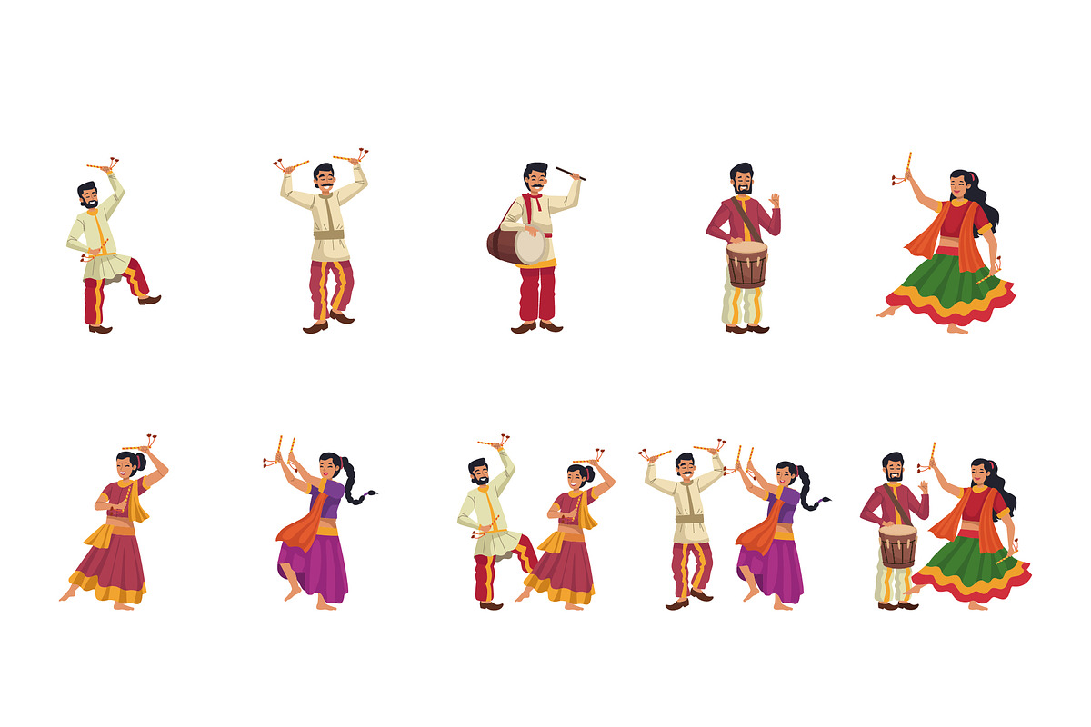 Navratri Garba & Dandiya Dance Set